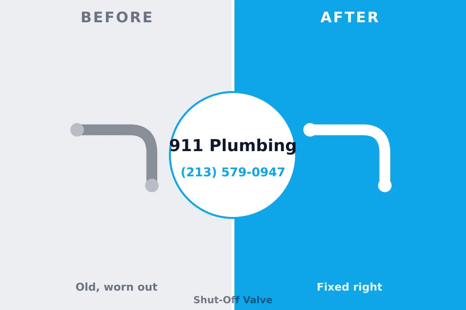 Before and after: plumbing company Wyldwood, TX